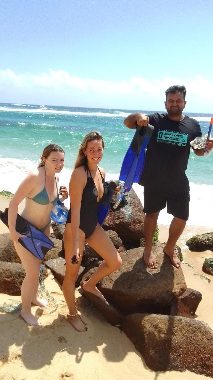 Sea Star Mirissa guests during an ocean adventure in Sri Lanka